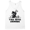 trex hates swimming Tank Top