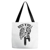 rock and roll Tote Bags