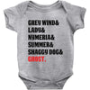 The Direwolves Baby Onesie