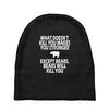 bears kill you Baby Beanies