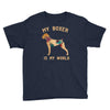 my boxer is my world Youth Tee