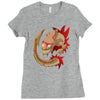 oh no not again Ladies Fitted T-Shirt