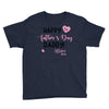 Happy Fathers Day Daddy! Baby Girl Any Name Customized Youth Tee