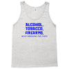 funny t shirt alcohol tobacco firearms who's bringing the chips tee Tank Top