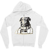 Space Dog-Laika Zipper Hoodie