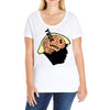 trump's brain Ladies Curvy T-Shirt