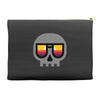 sunset skull Accessory Pouches