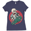 skullboarding Ladies Fitted T-Shirt