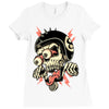 freaky biker Ladies Fitted T-Shirt