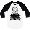 I Am Cat Actually In A Very Commited Relationship 3/4 Sleeve Shirt