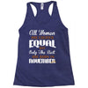 all women are created equal but only the best are born in november Racerback Tank