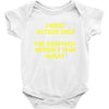 i went outside once Baby Bodysuit