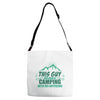 This Guy Loves Camping With His Boyfriend Adjustable Strap Totes
