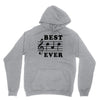 Best Dad Ever Funny Music Note Unisex Hoodie
