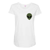 Cute Alien Maternity Scoop Neck T-shirt