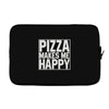 pizza makes me happy Laptop sleeve