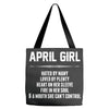 April Girl Hated By Many Tote Bags