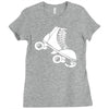 roller skate funny Ladies Fitted T-Shirt
