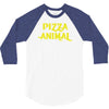 pizza animal funny diet gym gift new 3/4 Sleeve Shirt