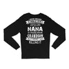 Super Cool Nana Of A Freaking Awesome Grandson Long Sleeve Shirts