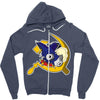 russian mongroul Zipper Hoodie