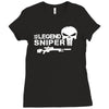 american sniper punisher Ladies Fitted T-Shirt