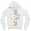 the dress is a lie Zipper Hoodie