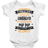 Super Cool Granddaughter Of A Freaking Awesome Pop Pop Baby Onesie