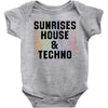 Sunrises House &amp; Techno Baby Bodysuit