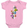 Pride Floral LGBT Colors Baby Bodysuit