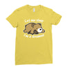 dreamer bear Ladies Fitted T-Shirt