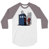 defacing the phonebox hoody 3/4 Sleeve Shirt