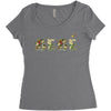 bebe Women's Triblend Scoop T-shirt