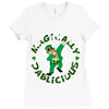 DABBİNG LEPRECHAUN Ladies Fitted T-Shirt