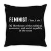 Feminist Noun Throw Pillow