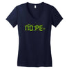 nope o'clock Women's V-Neck T-Shirt
