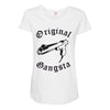 original gangsta Maternity Scoop Neck T-shirt