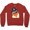 pug in a crew Crewneck Sweatshirt