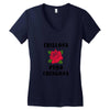Chillona Pero Chingona Women's V-Neck T-Shirt