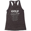 golf excuse Racerback Tank