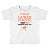 wear peach for uterine cancer Toddler T-shirt