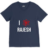 i heart rajesh V-Neck Tee