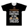 i love you and tacos All Over Men's T-shirt