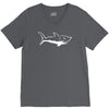 hai haie selachii shark der wei&szlig;e hai jaws neu V-Neck Tee