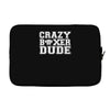 crazy boxer dude Laptop sleeve