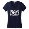 black lives matter Women's V-Neck T-Shirt