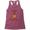 funny coffee Racerback Tank
