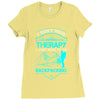 I Dont Need Therapy I Just Need Backpacking Ladies Fitted T-Shirt