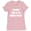 i am unable to quit as i am currently too legit Ladies Fitted T-Shirt