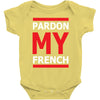 pardon my french Baby Onesie